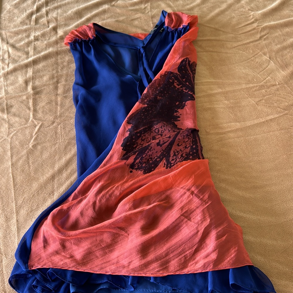 Flowy Designer Dress w/ skull ties